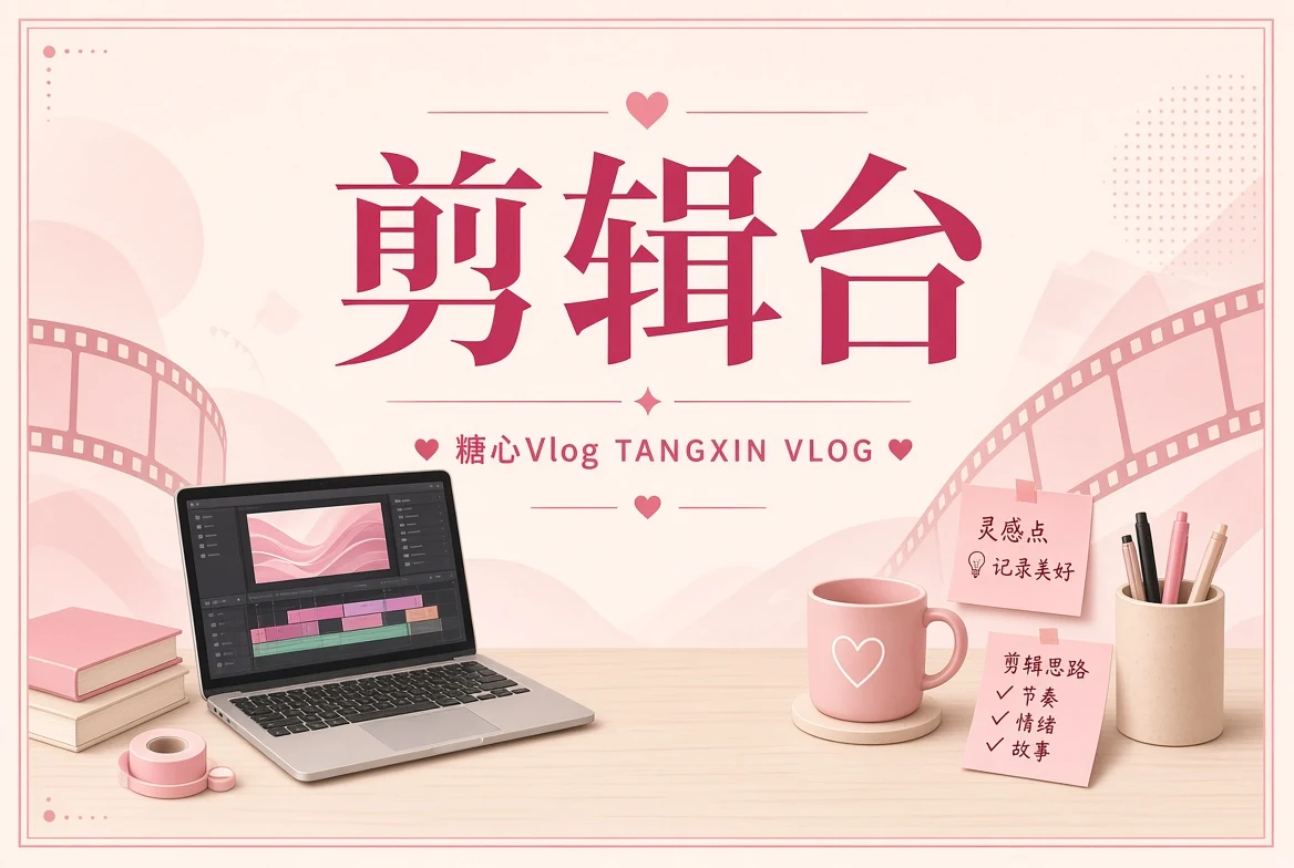 剪辑台创作手记视觉